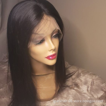 Wholesale Brazilian Virgin 4X4 5X5 6X6 Hd Lace Closure Frontal Wig Glueless Straight Raw Human Hair Hd Lace Wigs